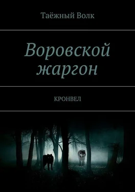 Таёжный Волк Воровской жаргон. КРОНВЕЛ обложка книги