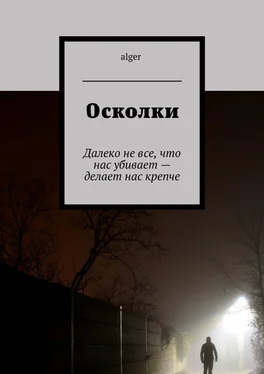 alger Осколки. Далеко не все, что нас убивает – делает нас крепче обложка книги