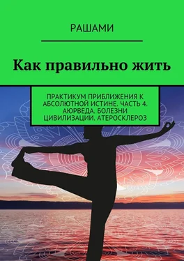 Рашами Как правильно жить. Практикум приближения к абсолютной истине. Часть 4. Аюрведа. Болезни цивилизации. Атеросклероз обложка книги