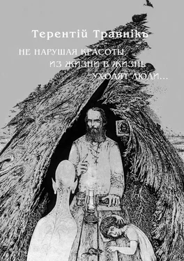 Терентiй Травнiкъ Не нарушая красоты, из жизни в жизнь уходят люди… обложка книги