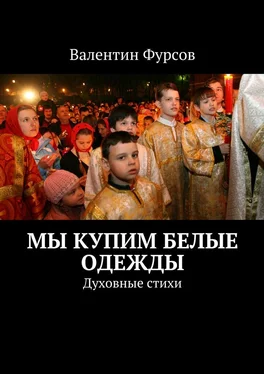Валентин Фурсов Мы купим белые одежды. Духовные стихи обложка книги