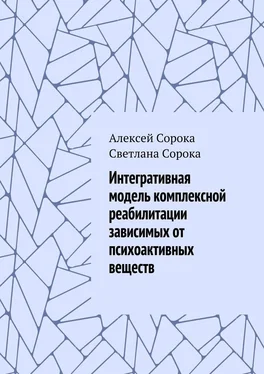 Алексей Сорока Интегративная модель комплексной реабилитации зависимых от психоактивных веществ обложка книги