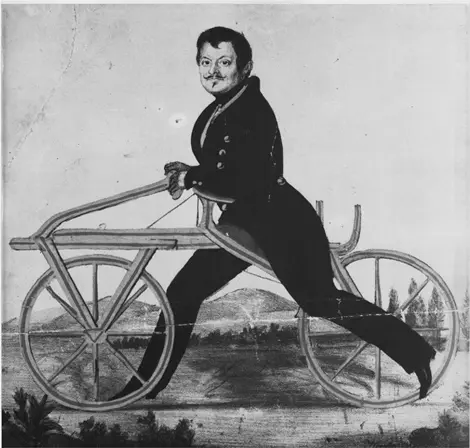 Велосипед Laufmaschine беговая машина Карла фон Дреза 1817 Ну так вот - фото 117