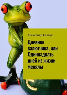 Александр Савчук Дневник валютчика, или Одиннадцать дней из жизни менялы обложка книги