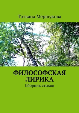 Татьяна Мершукова Философская лирика. Сборник стихов обложка книги