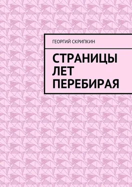 Георгий Скрипкин Страницы лет перебирая обложка книги