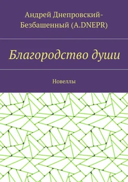 Андрей Днепровский-Безбашенный (A.DNEPR) Благородство души. Новеллы обложка книги