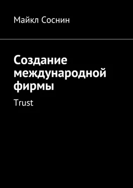 Майкл Соснин Создание международной фирмы. Trust обложка книги