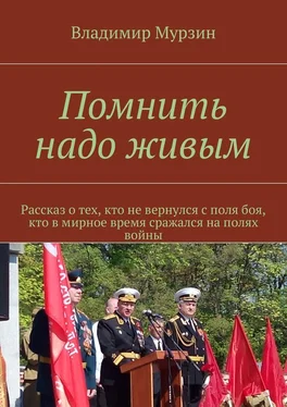 Владимир Мурзин Помнить надо живым обложка книги