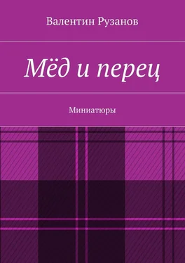 Валентин Рузанов Мёд и перец. Миниатюры обложка книги