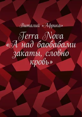 Виталий «Африка» Terra Nova: «А над баобабами закаты, словно кровь» обложка книги