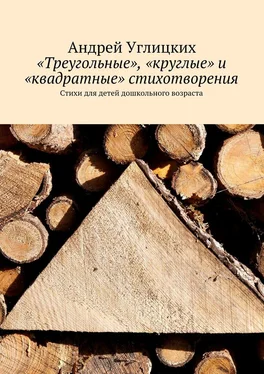 Андрей Углицких «Треугольные», «круглые» и «квадратные» стихотворения. Стихи для детей дошкольного возраста обложка книги