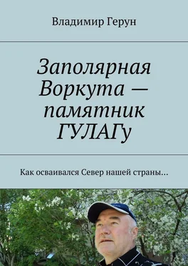 Владимир Герун Заполярная Воркута – памятник ГУЛАГу. Как осваивался Север нашей страны… обложка книги