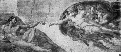 62 Микельанджело Сотворение Адама Часть плафонной росписи 15081512 гг - фото 112