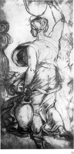72 Рафаэль Женщина с кувшином Рисунок сангиной к ватиканской фреске Пожар в - фото 121
