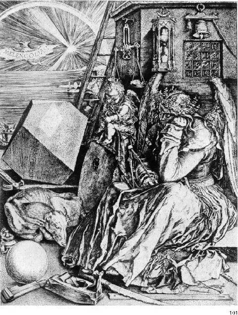101 Альбрехт Дюрер Меланхолия Гравюра на меди 1514 г 102 Отель Клюни - фото 146
