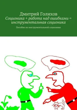 Дмитрий Голихов Соционика + работа над ошибками = инструментальная соционика. Пособие по инструментальной соционике обложка книги