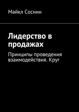 Майкл Соснин Лидерство в продажах. Принципы проведения взаимодействия. Круг обложка книги