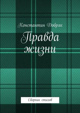 Константин Добряк Правда жизни. Сборник стихов обложка книги