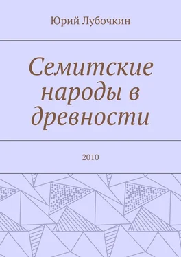 Юрий Лубочкин Семитские народы в древности. 2010 обложка книги