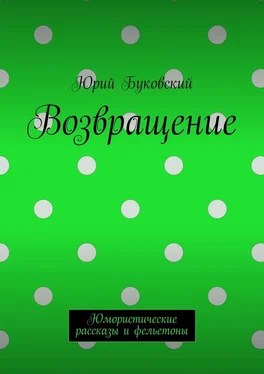 Юрий Буковский Возвращение. Юмористические рассказы и фельетоны обложка книги