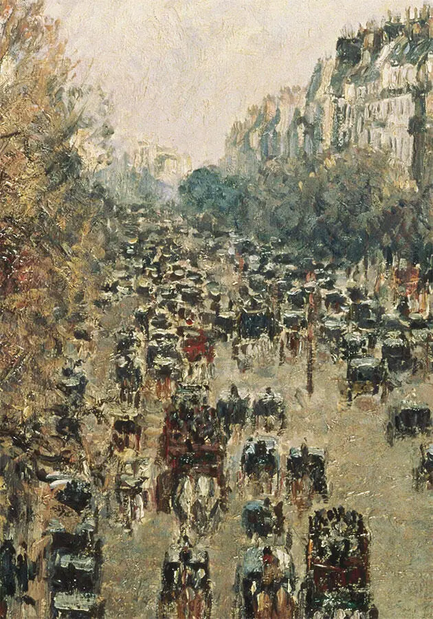 Камиль Писсарро Бульвар Монмартр в Париже 1897 СанктПетербург - фото 1