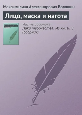 Максимилиан Волошин Лицо, маска и нагота обложка книги