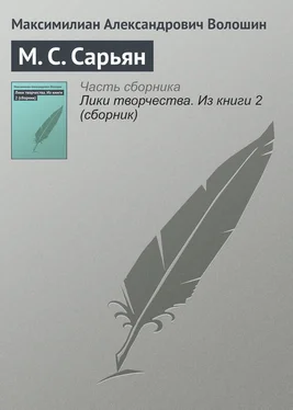 Максимилиан Волошин М. С. Сарьян обложка книги