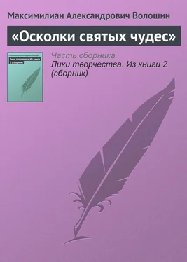 Максимилиан Волошин «Осколки святых чудес» обложка книги