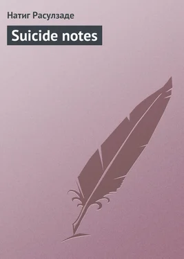 Натиг Расулзаде Suicide notes обложка книги