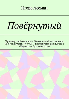 Игорь Ассман Повёрнутый. Триллер, любовь и куча благодеяний заставляют многих думать, что ты – повернутый (не путать с «Идиотом» Достоевского) обложка книги