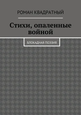 Роман Квадратный Стихи, опаленные войной. Блокадная поэзия обложка книги