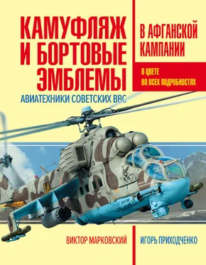 Виктор Марковский Камуфляж и бортовые эмблемы авиатехники советских ВВС в афганской кампании обложка книги