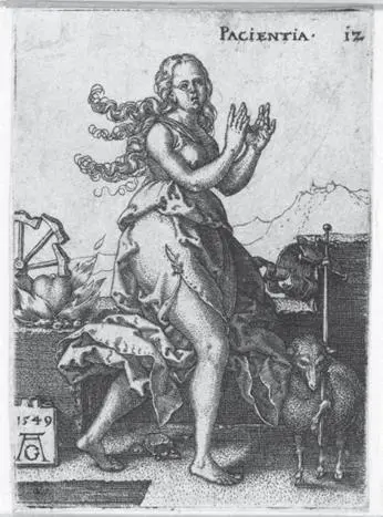 ТЕРПЕНИЕ ГРАВЮРА ГЕНРИХА АЛДЕГРЕВЕРА КОРНЕЛИСА АНТОНИСА 1549 VIII - фото 56