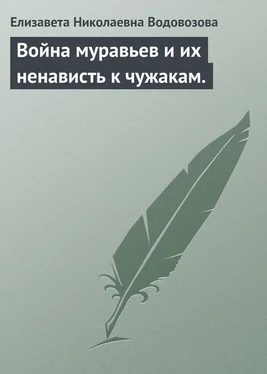 Елизавета Водовозова Война муравьев и их ненависть к чужакам. обложка книги