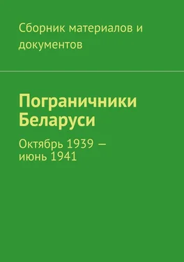 Коллектив авторов Пограничники Беларуси. Октябрь 1939 – июнь 1941 обложка книги