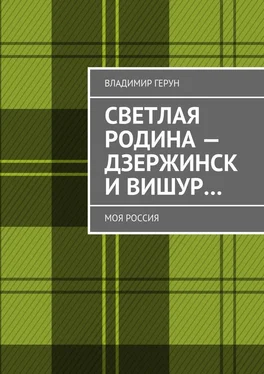 Владимир Герун Светлая Родина – Дзержинск и Вишур… Моя Россия обложка книги