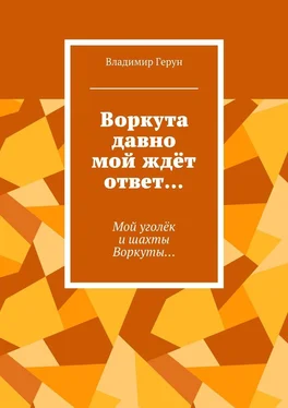 Владимир Герун Воркута давно мой ждёт ответ… Мой уголёк и шахты Воркуты… обложка книги