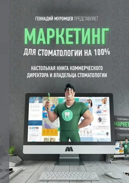 Геннадий Муромцев Маркетинг для стоматологии на 100%. Настольная книга коммерческого директора стоматологии обложка книги