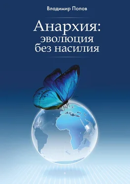 Владимир Попов Анархия: эволюция без насилия обложка книги