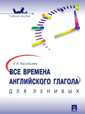 Елена Васильева Все времена английского глагола для ленивых. Учебное поссобие обложка книги