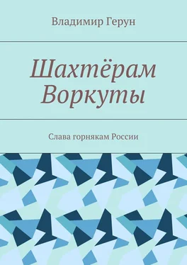 Владимир Герун Шахтёрам Воркуты. Слава горнякам России обложка книги