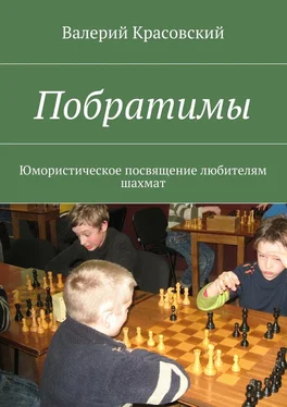 Валерий Красовский Побратимы. Юмористическое посвящение любителям шахмат обложка книги