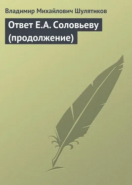 Владимир Шулятиков Ответ Е.А. Соловьеву (продолжение) обложка книги