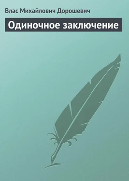 Влас Дорошевич Одиночное заключение обложка книги
