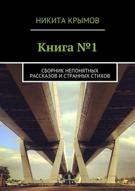 Никита Крымов Книга №1. Сборник непонятных рассказов и странных стихов обложка книги