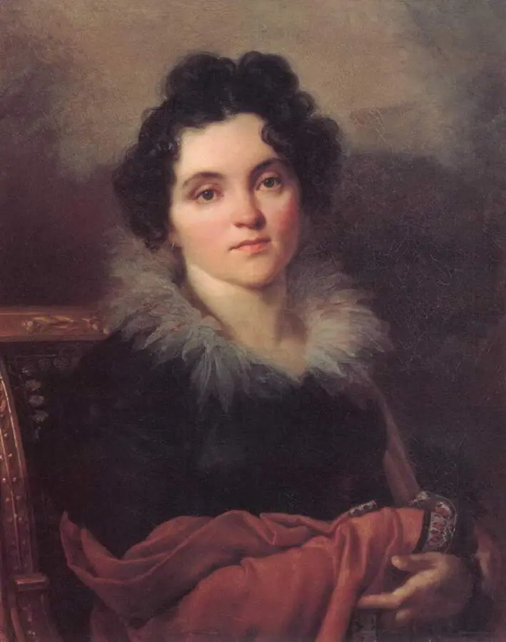 Портрет Дарьи Николаевны Хвостовой 1814 Государственная Третьяковская - фото 31