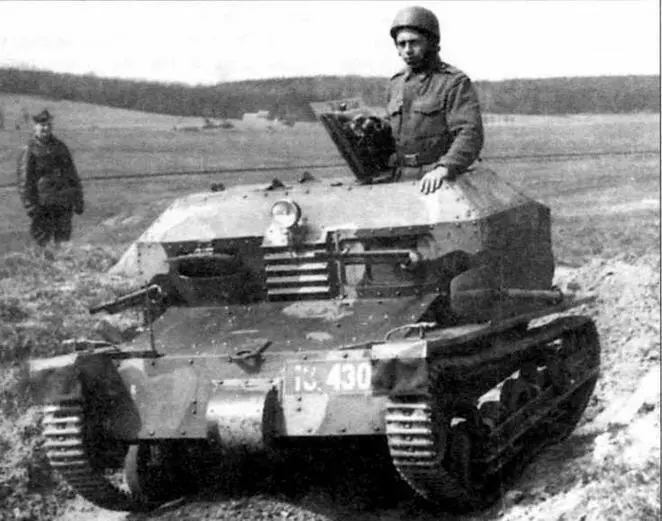 Танкетка vz33 на тактических занятиях Танчик vz33 во время испытаний - фото 23