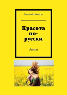 Виталий Новиков Красота по-русски. Роман обложка книги