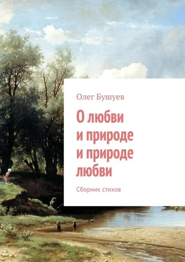 Олег Бушуев О любви и природе и природе любви. Сборник стихов обложка книги